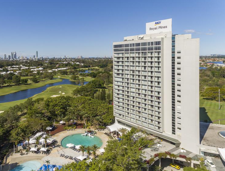 RACV Royal Pines Resort aerial view